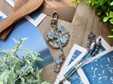 Load image into Gallery viewer, Wildflower Enamel Keychain