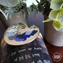 Load image into Gallery viewer, Blue & Grey Enamel Pin