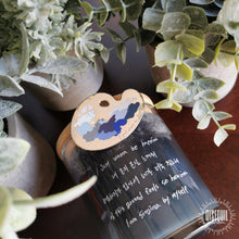 Load image into Gallery viewer, Blue & Grey Enamel Pin