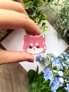 Strawberry Animal Charms