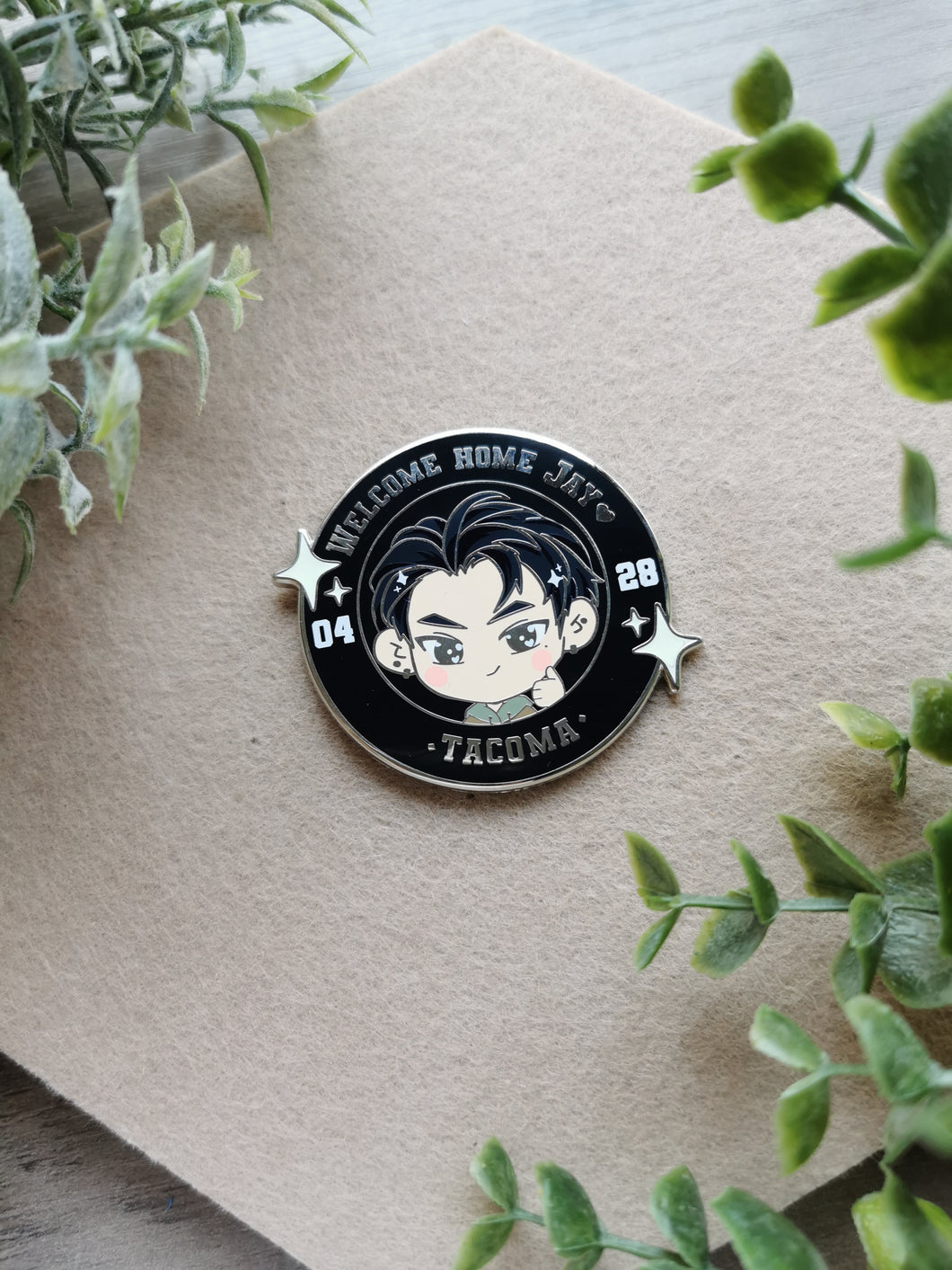 ENHYPEN FATE+ : WELCOME HOME JAY (TACOMA) ENAMEL PIN